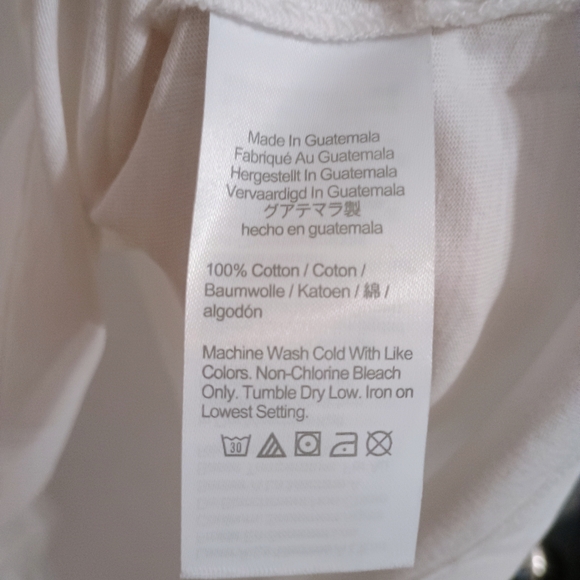 NWT J.Crew White Tee with USA Swimming Graphic 100% Cotton Unisex - Picture 4 of 4